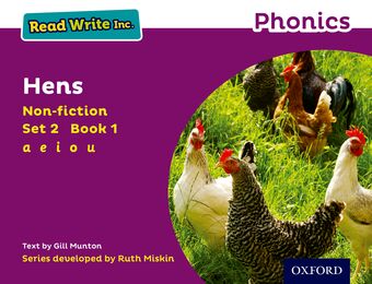 Read Write Inc Phonics: Purple Set 2 Non-fiction 1 Hens book cover