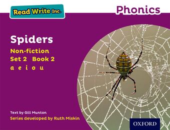 Read Write Inc Phonics: Purple Set 2 Non-fiction 2 Spiders book cover