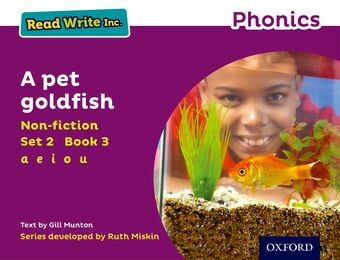Read Write Inc Phonics: Purple Set 2 Non-fiction 3 A Pet Goldfish book cover