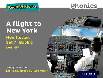Read Write Inc Phonics: Grey Set 7 Non-fiction 2 A Flight to New York book cover