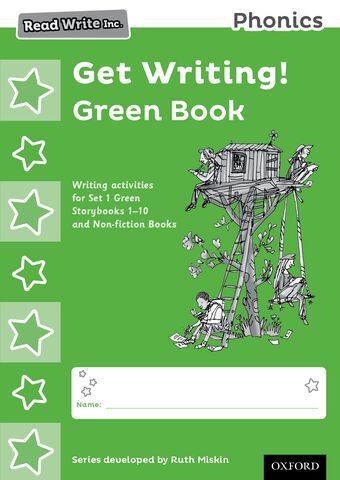 Read Write Inc Phonics: Get Writing! Green Book Pack of 10 book cover