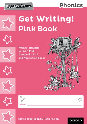 Read Write Inc Phonics: Get Writing! Pink Book Pack of 10 book cover
