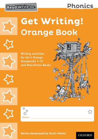 Read Write Inc Phonics: Get Writing! Orange Book Pack of 10 book cover
