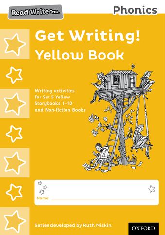 Read Write Inc Phonics: Get Writing! Yellow Book Pack of 10 book cover