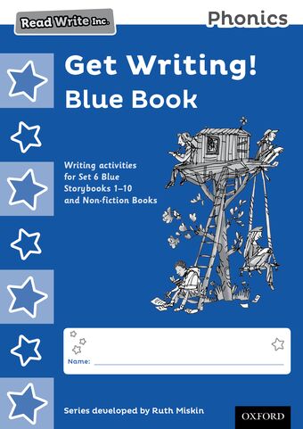 Read Write Inc Phonics: Get Writing! Blue Book Pack of 10 book cover