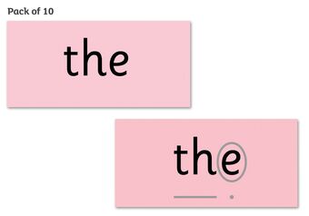Read Write Inc Phonics: Red Word Cards Pack of 10 book cover