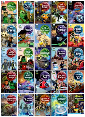 Project X Alien Adventures Brown and Grey Book Bands Oxford Levels 9-14 book cover