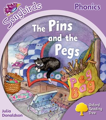 Oxford Reading Tree More Songbirds Phonics: Level 1+ The Pins and the Pegs book cover