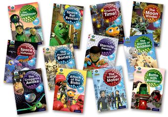 Project X Alien Adventures Brown Book Band Oxford Levels 9-11 book cover