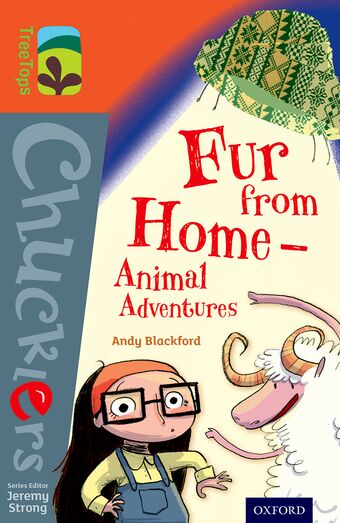 TreeTops Chucklers Level 13 Fur from Home Animal Adventures book cover