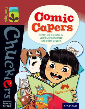 TreeTops Chucklers Level 15 Comic Capers book cover
