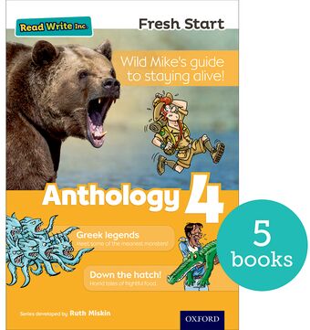 Read Write Inc Fresh Start Anthologies Volume 4 Pack of 5 book cover
