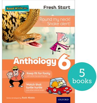 Read Write Inc Fresh Start Anthologies Volume 6 Pack of 5 book cover