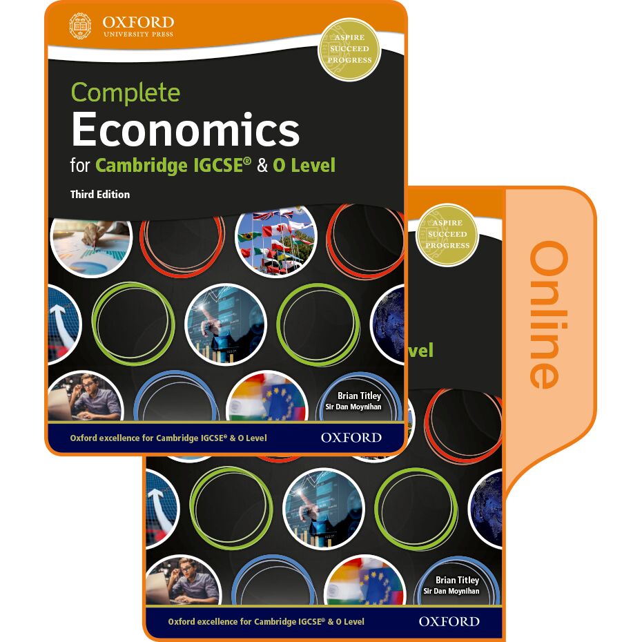 Complete Economics for Cambridge IGCSE and O-Level Print & Online SB Pack 3E book cover