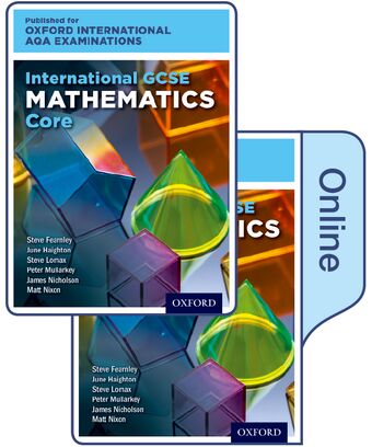 International GCSE Mathematics Core Level for Oxford International AQA Exams book cover