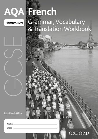 AQA GCSE French Foundation Grammar and Vocabulary 8 Pack book cover