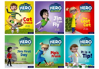 Hero Academy: Oxford Level 1/1+ Letters and Sounds Phase 1 & 2 Set 1 book cover