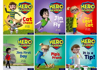 Hero Academy: Oxford Level 1/1+ Letters and Sounds Phase 1 & 2 Set 1 book cover