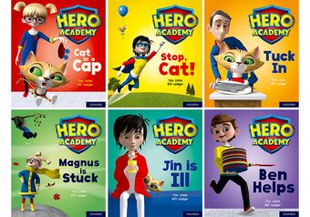 Hero Academy: Oxford Level 1+ Letters and Sounds Phase 2 Sets 3-5 book cover