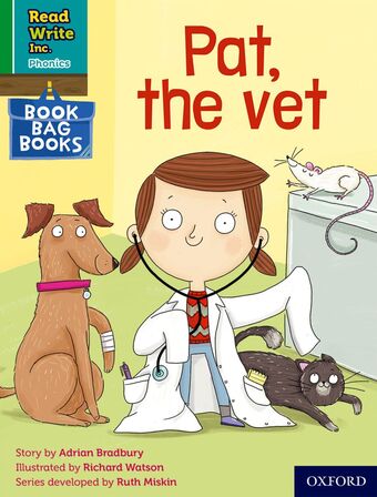 RWI PHONICS: BBB GREEN 2 Pat, the vet book cover