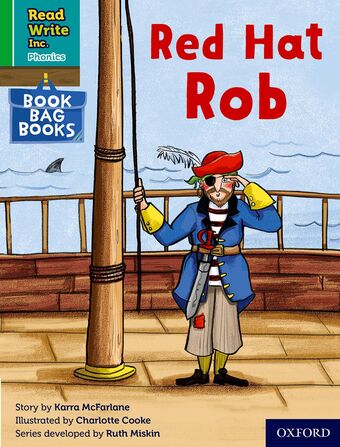 RWI PHONICS: BBB GREEN 5 Red Hat Rob book cover