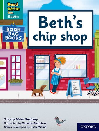 RWI PHONICS: BBB GREEN 7 Beth's chip shop book cover