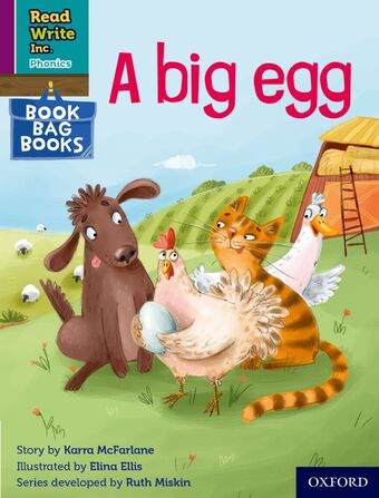 RWI PHONICS: BBB PURPLE 2 A big egg book cover