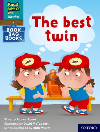 RWI PHONICS: BBB PURPLE 4 The best twin book cover