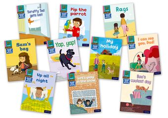 Read Write Inc. Phonics Book Bag Books: Pink Set 3 Storybooks Mixed Pack of 10 book cover