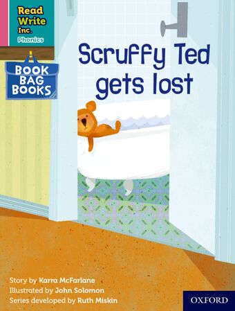 RWI PHONICS: BBB PINK 1 Scruffy Ted gets lost book cover