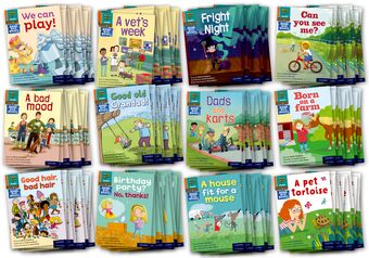 Read Write Inc. Phonics Book Bag Books: Orange Set 4 Storybooks Pack of 120 book cover