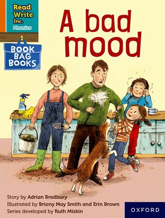 RWI PHONICS: BBB ORANGE 5 A bad mood book cover