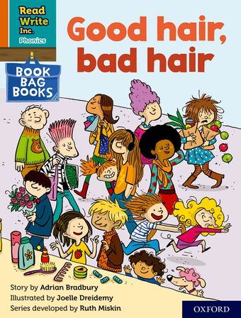 RWI PHONICS: BBB ORANGE 9 Good hair, bad hair book cover