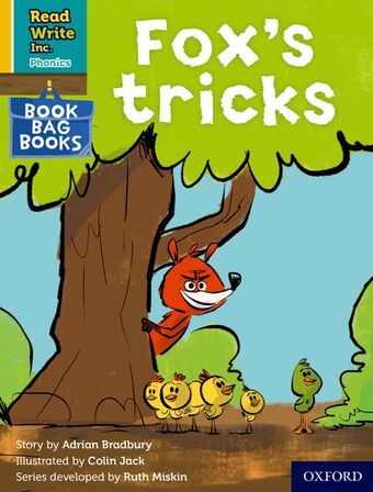 RWI PHONICS: BBB YELLOW 1 Fox's tricks book cover