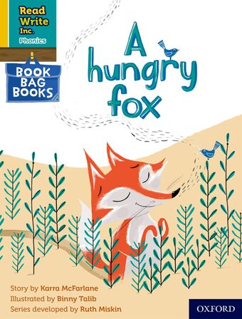 RWI PHONICS: BBB YELLOW 4 A hungry fox book cover