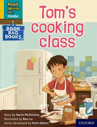 RWI PHONICS: BBB YELLOW 10 Tom's cooking class book cover