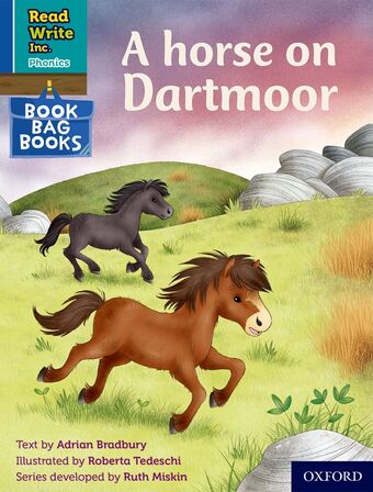 RWI PHONICS: BBB BLUE 2 A horse on Dartmoor book cover