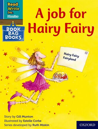 RWI PHONICS: BBB BLUE 3 A job for Hairy Fairy book cover