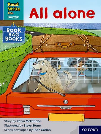 RWI PHONICS: BBB BLUE 10 All alone book cover