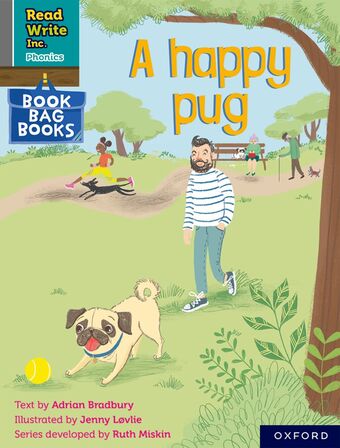 RWI PHONICS: BBB GREY 1 A happy pug book cover