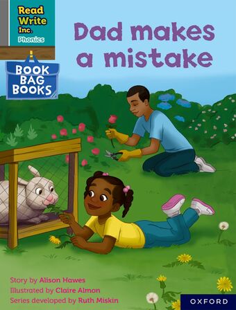 RWI PHONICS: BBB GREY 6 Dad makes a mistake book cover