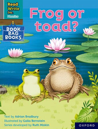 RWI PHONICS: BBB GREY 7 Frog or toad? book cover
