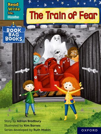 RWI PHONICS: BBB GREY 9 The train of fear book cover