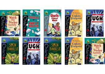 TreeTops Chucklers Oxford Levels 16-17 Pack of 36 book cover