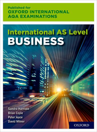 International AS Level Business for Oxford International AQA Examinations book cover