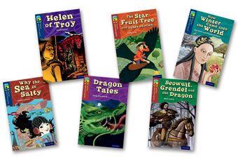 TreeTops Myths and Legends Levels 14-15 Pack of 6 book cover