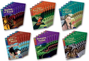 Oxford Reading Tree TreeTops Myths and Legends Levels 14 and 15 Pack of 36 book cover