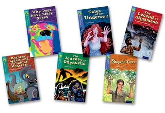 TreeTops Myths and Legends Levels 16-17 Pack of 6 book cover