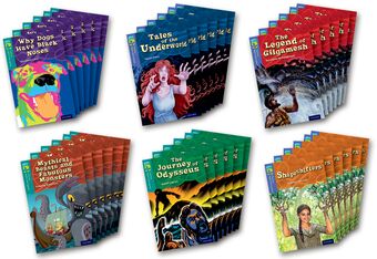 TreeTops Myths and Legends Levels 16 and 17 Pack of 36 book cover