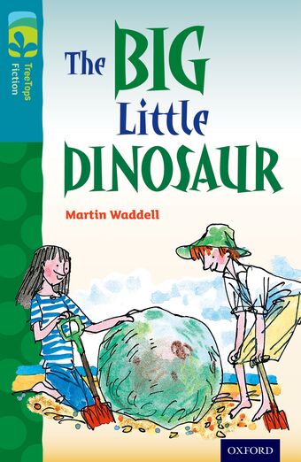 TreeTops Fiction Level 9 The Big Little Dinosaur book cover